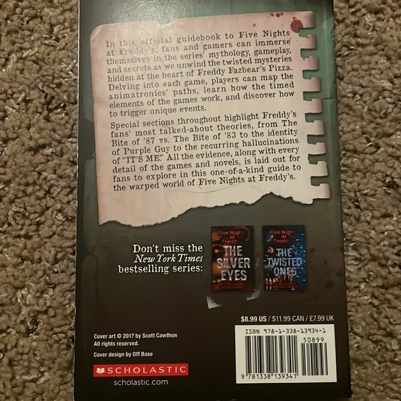 Five Nights At Freddy’s - The Freddy Files book - Picture 2 of 3